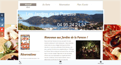 Desktop Screenshot of jardinsdelaparesse.com